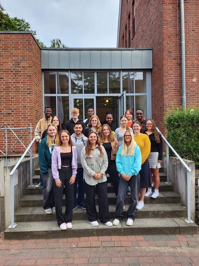 Begrüßung neuer Kurs der Berufsfachschule Pflege