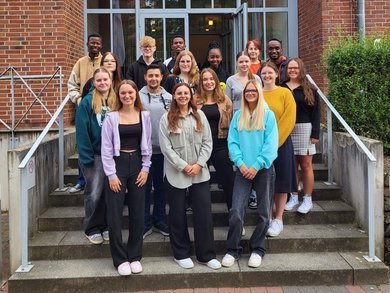 Begrüßung neuer Kurs der Berufsfachschule Pflege