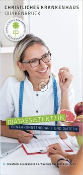 Flyer der Fachschule für Diätassistenz (PDF)