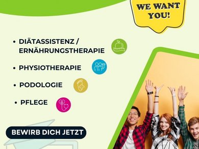 Ausbildungsplätze im Bildungszentrum - Plakat